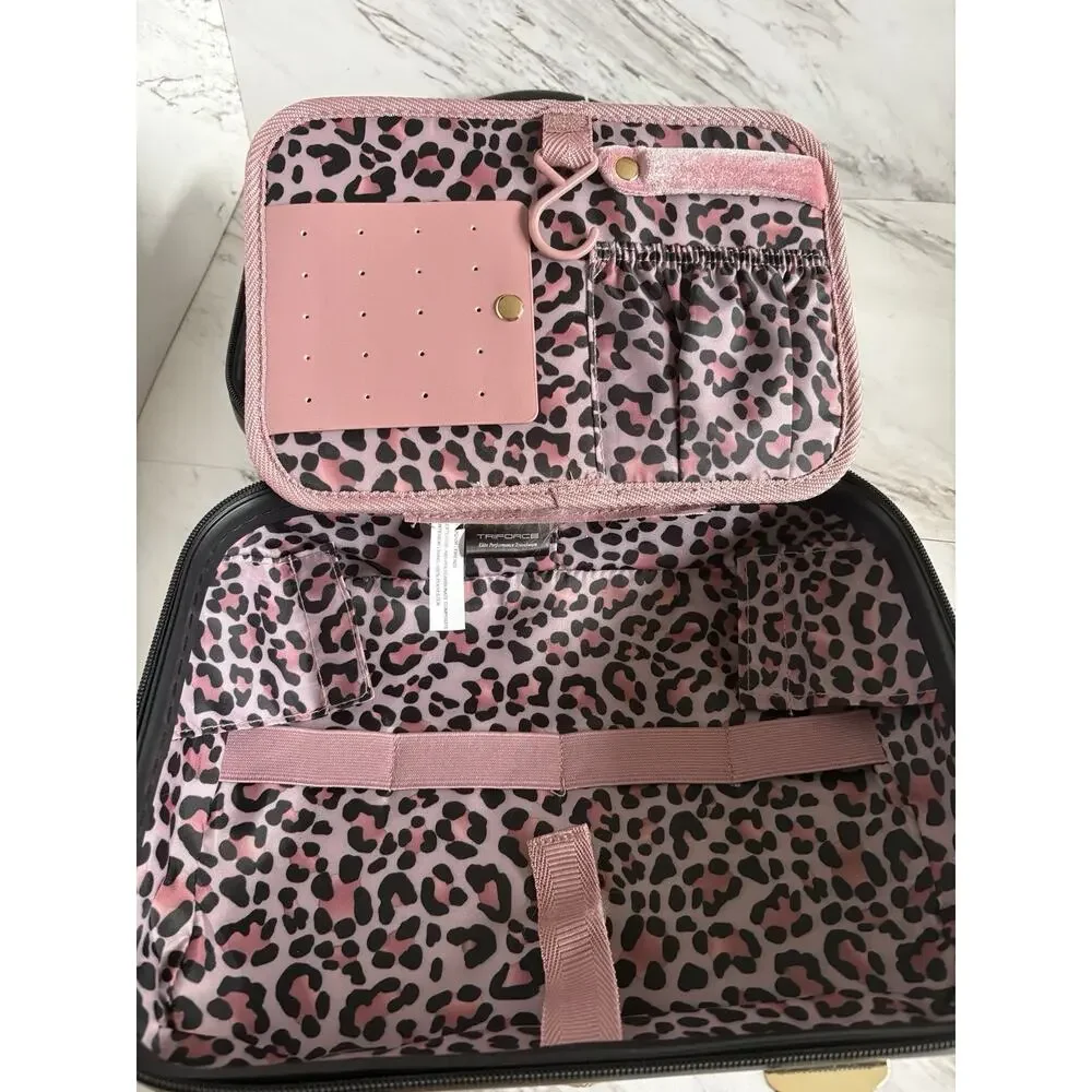 Triforce Hard Shell Beauty Case — Rosegold Marble, (9.4 x 12 x 6.3) Travel — NWT